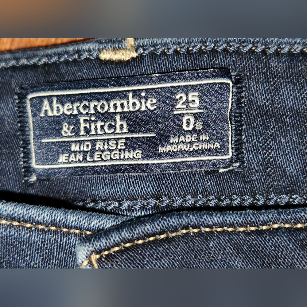 Abercrombie & Fitch Blue Denim Leggings